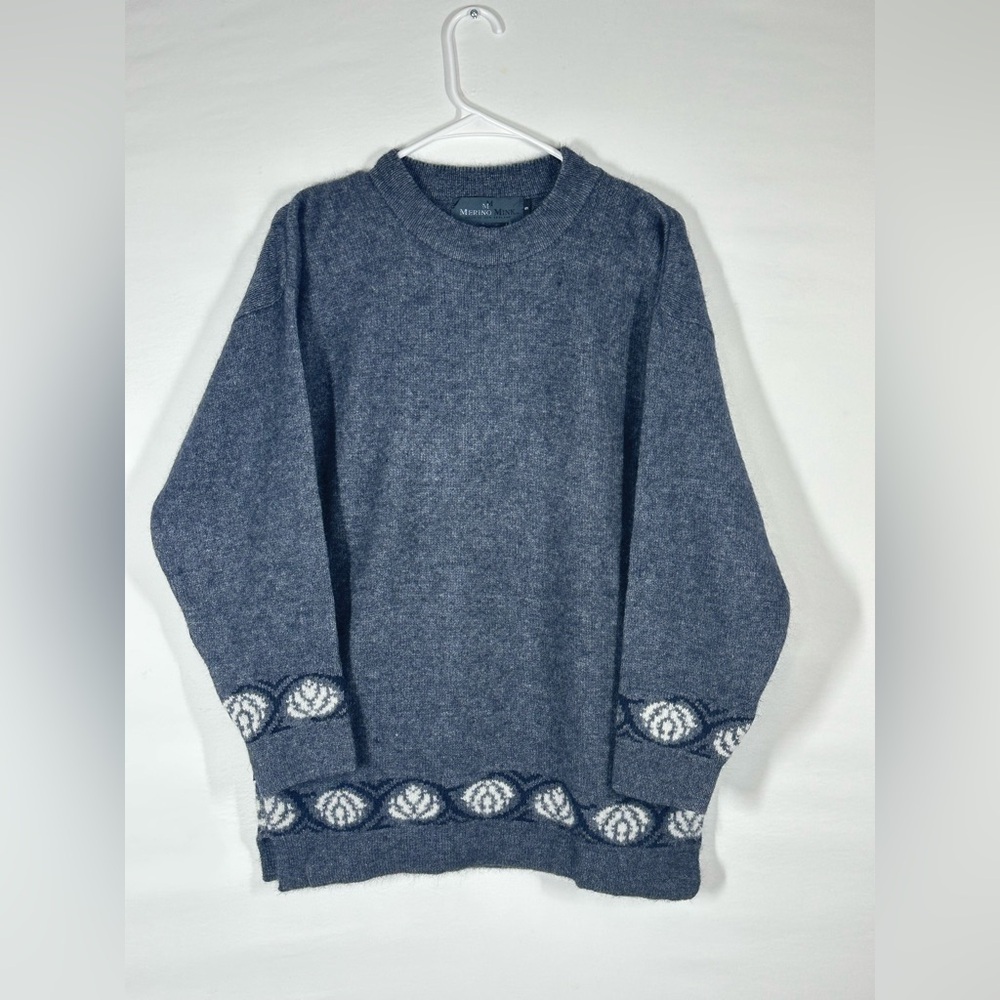 #2680 Women's Vintage Merino Mink Sweater Made in New Zealand Size S